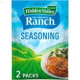 Hidden Valley Gluten Free Original Ranch Salad Dressing and Seasoning Mix, 1 Oz, 2 Pack