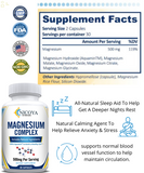 Magnesium Complex 500Mg All Natural Stress Relief & Sleep Support Supplement