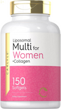 Multivitamin for Women | 150 Softgels | Liposomal Vitamin with Iron | Hydrolyzed Collagen & Biotin | Non-Gmo, Gluten Free Supplement