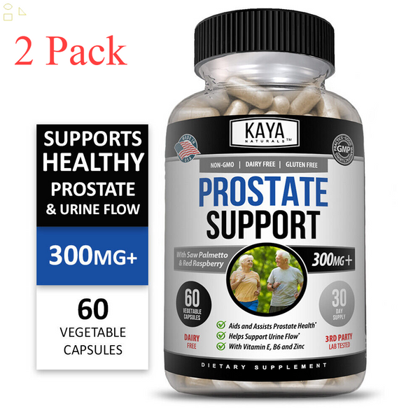 (2 Pack) Prostate Support - Reduce Frequent Urination, Stamina Supplement 60Ct