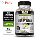 (2 Pack) White Kidney Bean Extract, Carb Blocker, Curb Appetite, Glucose Support