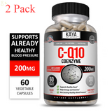 (2 Pack) High Absorption Coq10 200Mg Heart Health Support Co-Q10 Antioxidant