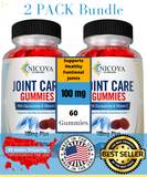 Joint Care Gummies, Premium Joint Pain Relief & Support -With Glucosamine 2 Pack