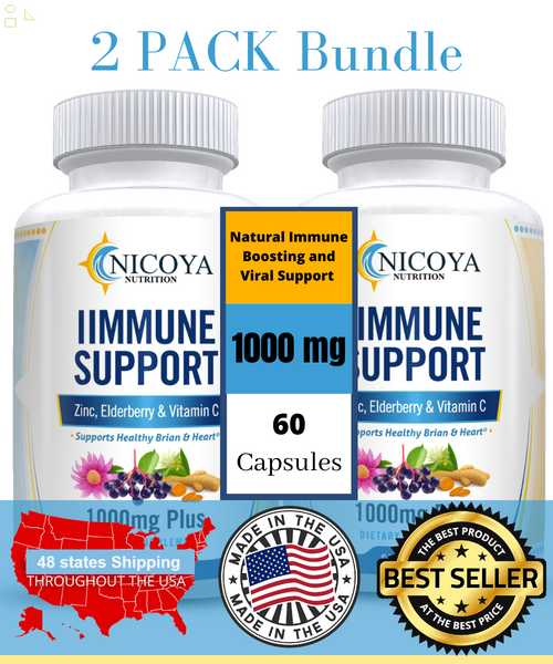 Immune Support 12 in 1 Viral Defense Formula, Antioxidants, Energy [2 Pack]