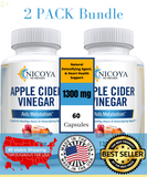 Apple Cider Vinegar- ACV Weight Loss, Cleanse, Detox, Diet & Energy 2 Pack