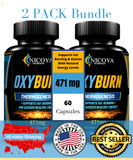 OXY BURN Weight Loss & Fat Burner. Natural Appetite Suppressant, Energy 2 Pack