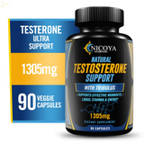 Testosterone Booster - Increase Energy, Improve Muscle Strength & Growth 2 PACK