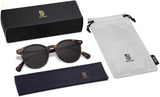 Small round Classic Polarized Sunglasses for Women Men Vintage Style UV400 Lens MAY SJ2113