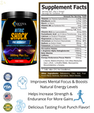 Nitric Shock Pre Workout Drink- Increase Pump, Energy, Focus -Fruit Punch