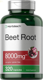 Beet Root Powder Capsules 8000Mg | 320 Pills | Non-Gmo, Gluten Free Formula | High Potency Herbal Extract Supplement