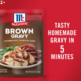 Mccormick No Artificial Flavors Brown Gravy Mix, 0.87 Oz Envelope