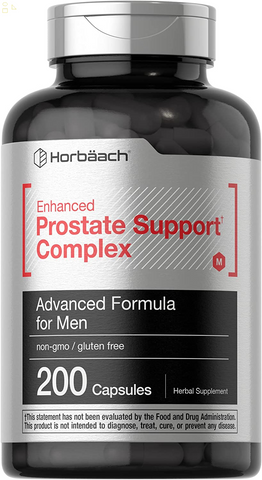 Enhanced Prostate Supplement for Men | 200 Capsules | Prostate Herbal Complex | Non-Gmo, Gluten Free | by