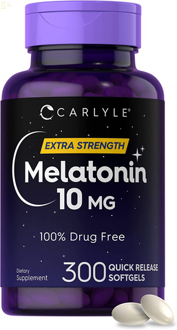 Melatonin 10Mg | 300 Softgels | for Adults | Non-Gmo, Gluten Free Supplement
