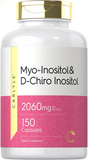 Myo-Inositol & D-Chiro Inositol 2060Mg | 150 Capsules | Non-Gmo, Gluten Free Supplement