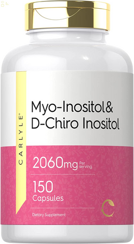 Myo-Inositol & D-Chiro Inositol 2060Mg | 150 Capsules | Non-Gmo, Gluten Free Supplement