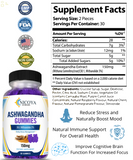 Ashwaganda Gummies for Anxiety, Energy, Mood, Sleep & Stress Relief - 2 PK