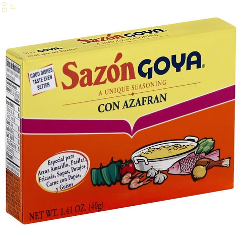 GOYA Sazon Azafran Seasoning 1.41 Oz