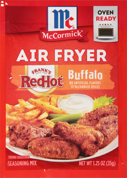 Mccormick No Artificial Flavors Air Fryer Buffalo Seasoning Mix, 1.25 Oz Envelope