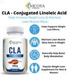 CLA 60Ct - Supports Weight Management, Lean Muscle Mass Conjugated Linoleic Acid