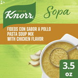 Pack of 3 Knorr Fideos Con Sabor A Pollo Sopa Pasta Soup Mix Chicken Noodle 3.5 Oz | New Packaging 