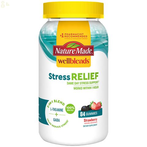 Nature Made Wellblends Stress Relief, 84 Gummies  | Offer ToGo