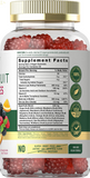 Superfruit Gummies | 120 Count | Natural Pomegranate Berry Flavor | Vegan, Non-Gmo, Gluten Free