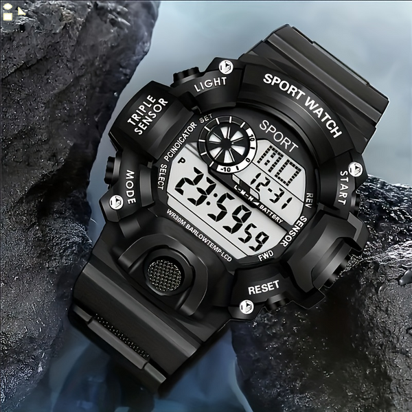 Student Multifunctional Alarm Sports Electronic Watch Adult Outdoor Special Forces Anti-Fall Waterproof Luminous Mechanical Watch