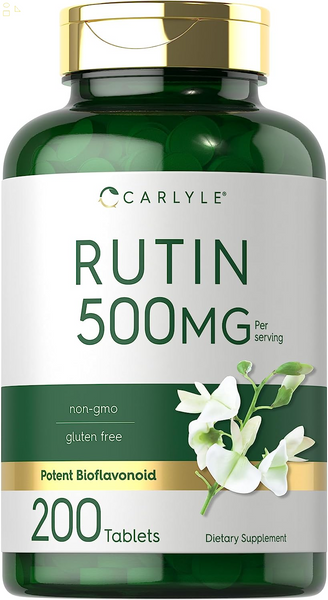 Rutin Supplement 500Mg | 200 Caplets | Vegetarian, Non-Gmo, Gluten Free