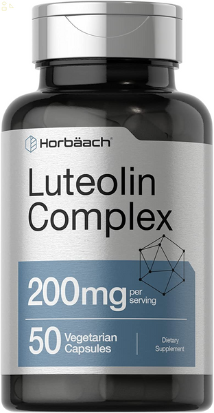 Luteolin Complex with Rutin | 50 Capsules | Vegetarian, Non-Gmo & Gluten Free Flavonoid Formula | by