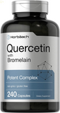 Quercetin with Bromelain Supplement | 240 Capsules | Non-Gmo and Gluten Free | by