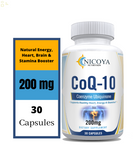 Coenzyme Coq10 200Mg Capsules Heart & Energy Support, Antioxidant - 2 Pk Bundle