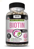 Biotin 60Ct Promotes Hair Growth, Strong Nails, Healthy Skin, Vitamin B7