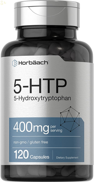 5HTP 400Mg Capsules | 120 Capsules | 5-HTP Extra Strength Supplement | Non-Gmo, Gluten Free | 5 Hydroxytryptophan | by