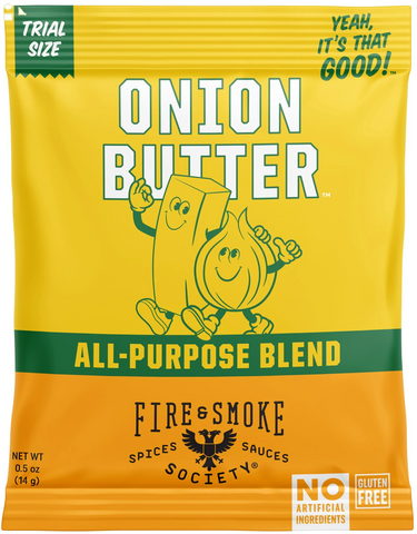 Fire & Smoke Society Onion Butter All Purpose Seasoning Mix, .5 Ounce Packet