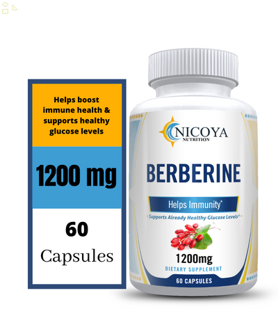 Premium Berberine HCL Extract 1200Mg, Healthy Cholesterol, Anti-Inflammat