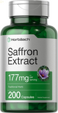 Saffron Extract Capsules | 177 Mg 200 Count | Non-Gmo, Gluten Free Supplement | by