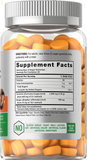 Turmeric Gummies | 70 Count | Mango & Peach Flavor | Turmeric Curcumin with Ginger | Vegan Non-Gmo & Gluten Free Supplement | by