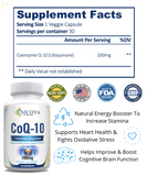 Coenzyme Coq10 200Mg Capsules Heart & Energy Support, Antioxidant - 2 Pk Bundle