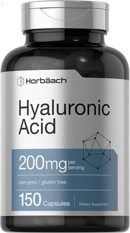 Hyaluronic Acid Supplement | 200 Mg | 150 Capsules | Non-Gmo and Gluten Free Supplement