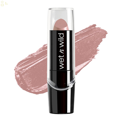 Wet N Wild Silk Finish Lipstick, Hydrating Rich Buildable Lip Color, Formulated with Vitamins AE, & Macadamia for Ultimate Hydration, Cruelty-Free & Vegan - Dark Pink Frost