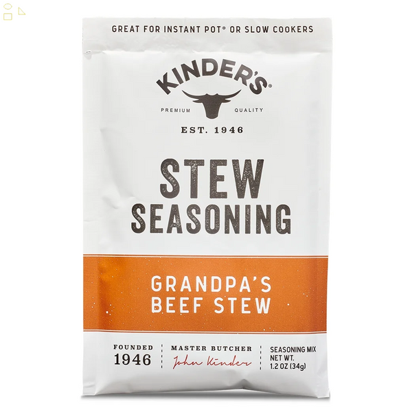 Kinder'S Grandpa'S Beef Stew Seasoning for Slow Cooking, 34 g packaging my vary