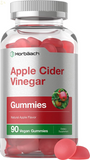 Vegan Apple Cider Vinegar Gummies | 90 Count | ACV Supplement | Natural Apple Flavor | Non-Gmo, Gluten Free Gummies for Adults 