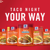Mccormick 30% Less Sodium Taco Seasoning Mix, 1 Oz Envelope