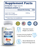 Apple Cider Vinegar Capsules for Detox, Fast Weight Loss & Appetite Suppressant