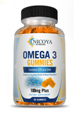 Omega 3 Fish Oil Gummies Extra Strength DHA & EPA, Brain, Heart & Joint Support