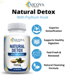 Natural Detox- Eliminate Unwanted Toxins, Boost Energy & Weight Loss 120Ct 2 PK