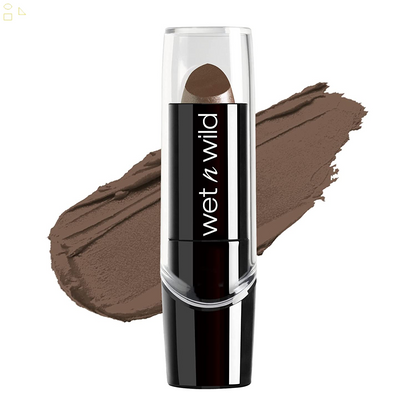 Wet N Wild Silk Finish Lipstick, Hydrating Rich Buildable Lip Color, Formulated with Vitamins AE, & Macadamia for Ultimate Hydration, Cruelty-Free & Vegan - Dark Pink Frost