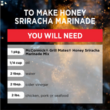 Mccormick Grill Mates Gluten Free Honey Sriracha, 1 Oz Envelope