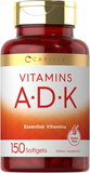 Vitamin ADK | 150 Softgels | Non-Gmo, Gluten Free Dietary Supplement