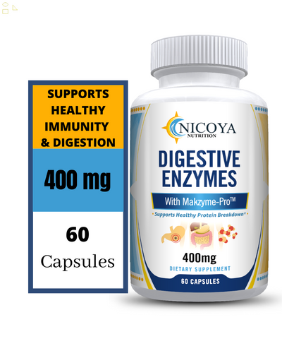 Digestive Enzymes W/ Prebiotic & Probiotics, Gas, Constipation & Bloating Relief